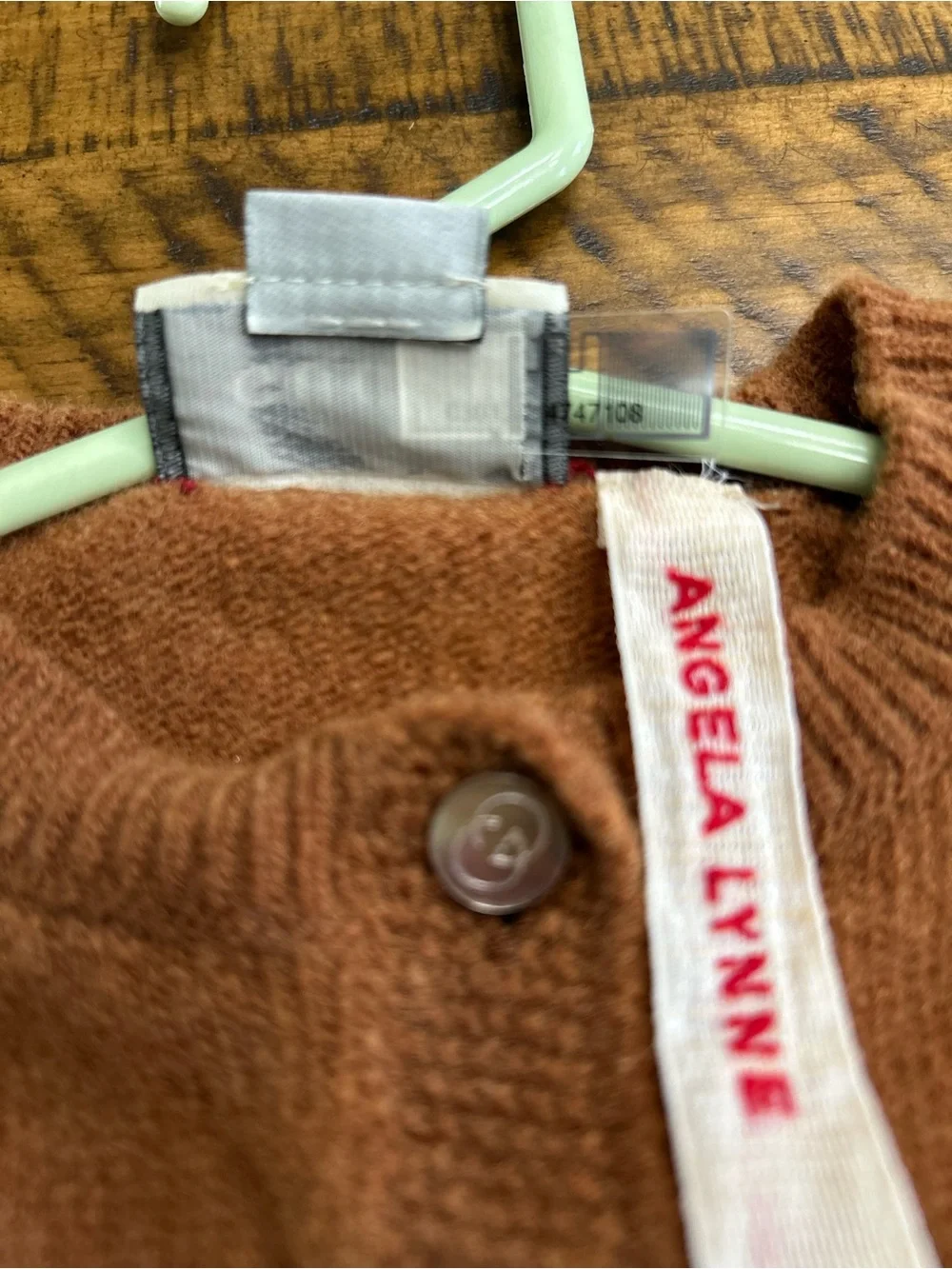 Gucci Kids Rust Brown Floral GG Knit Cardigan